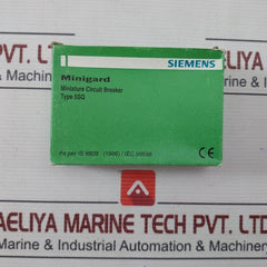 Siemens 5Sq21 Minigard Miniature Circuit Breaker 1 Pole 240/415V 50Hz