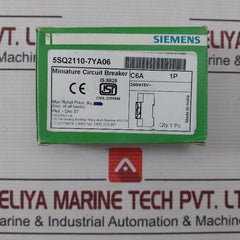 Siemens 5Sq21 Minigard Miniature Circuit Breaker 1 Pole 240/415V 50Hz