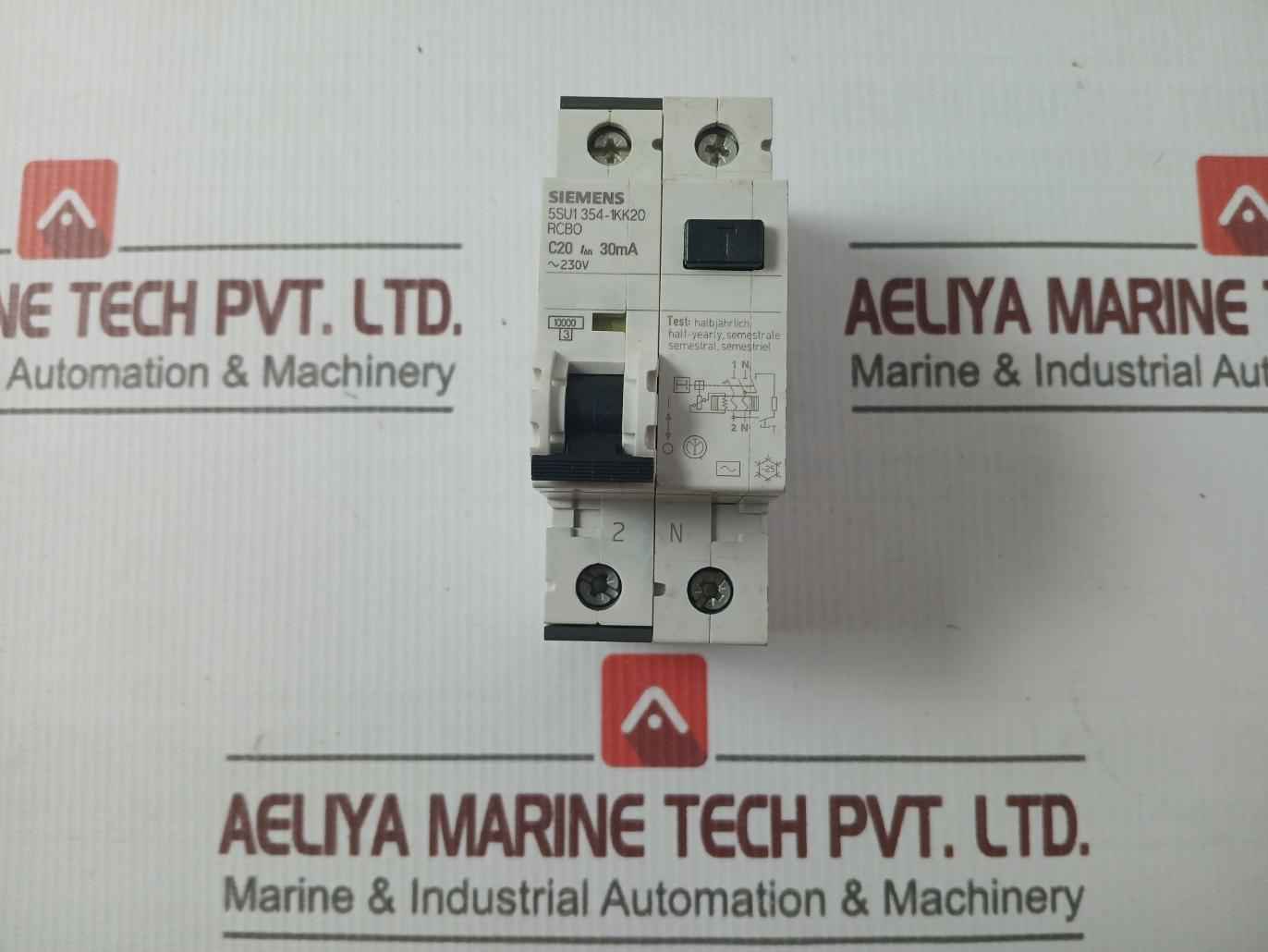 Siemens 5Su1354-1Kk20 Rcbo Circuit Breaker 230V