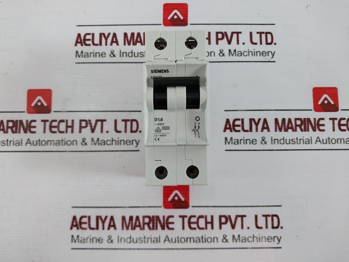 Siemens 5Sx22 Circuit Breaker 1.6A Max 480V Ac