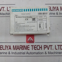 Siemens 5Sx41 Miniature Circuit Breaker 240/415V Is13947-2 C10
