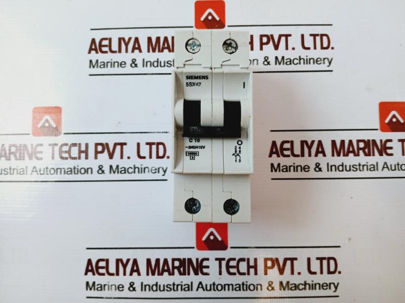 Siemens 5Sx42107Rc Miniature Circuit Breaker 240/415V C10 2-pole