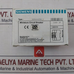 Siemens 5Sx42407Rc Miniature Circuit Breaker 240/415V