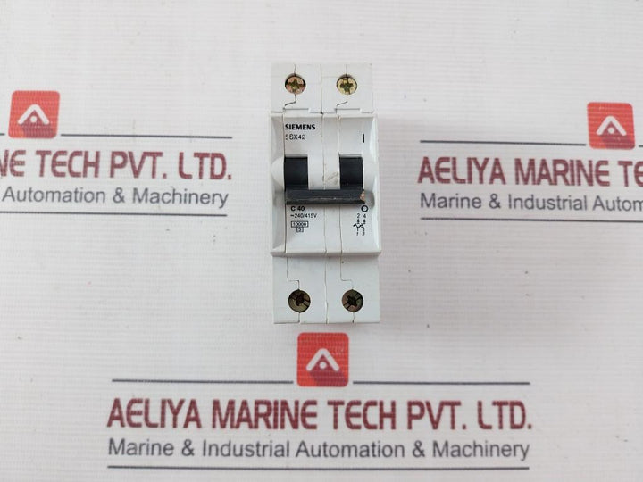 Siemens 5Sx42407Rc Miniature Circuit Breaker 240/415V