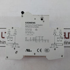 Siemens 5Sy4110-7 Auxiliary Circuit Breaker C10102J114208 230/400V
