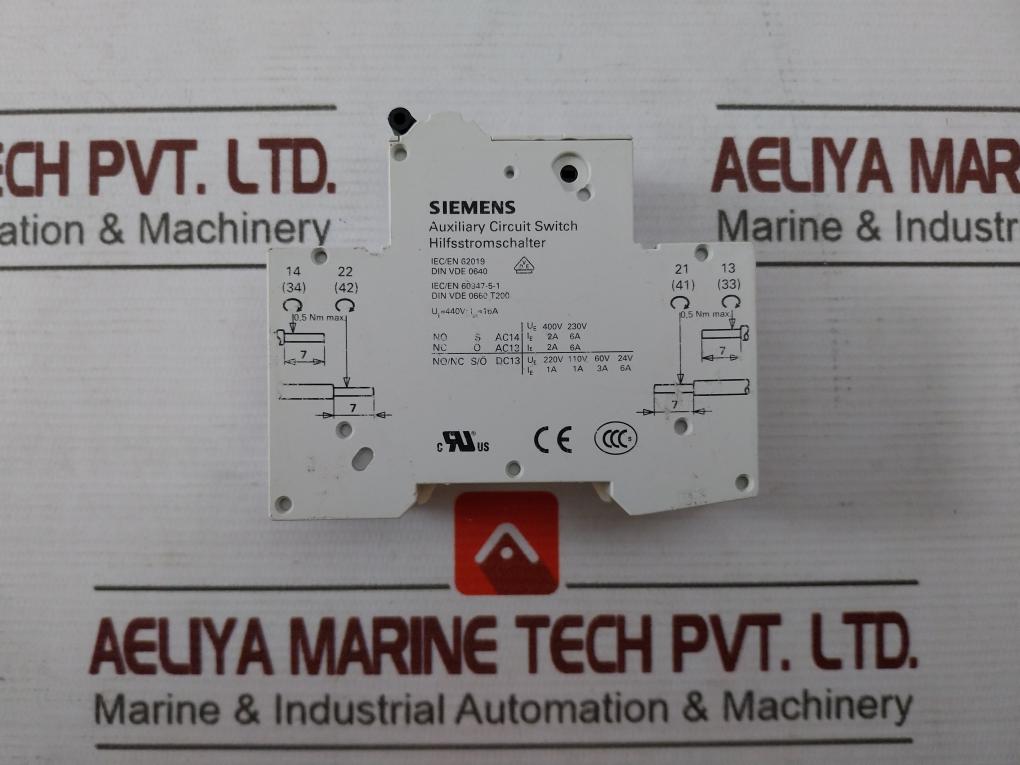 Siemens 5Sy4116-7 Mcb C16 Circuit Breaker 1-pole 230/400V 10Ka