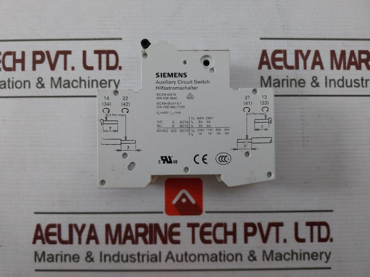 Siemens 5Sy4116-7 Mcb C16 Circuit Breaker 1-pole 230/400V 10Ka