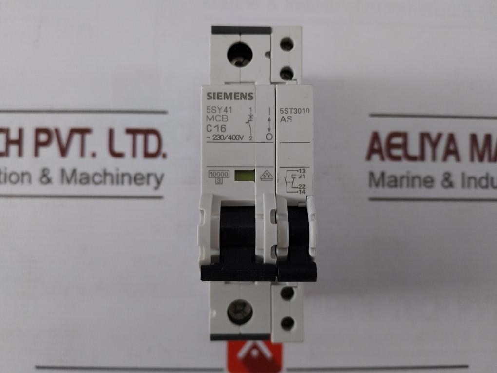 Siemens 5Sy4116-7 Mcb C16 Circuit Breaker 1-pole 230/400V 10Ka