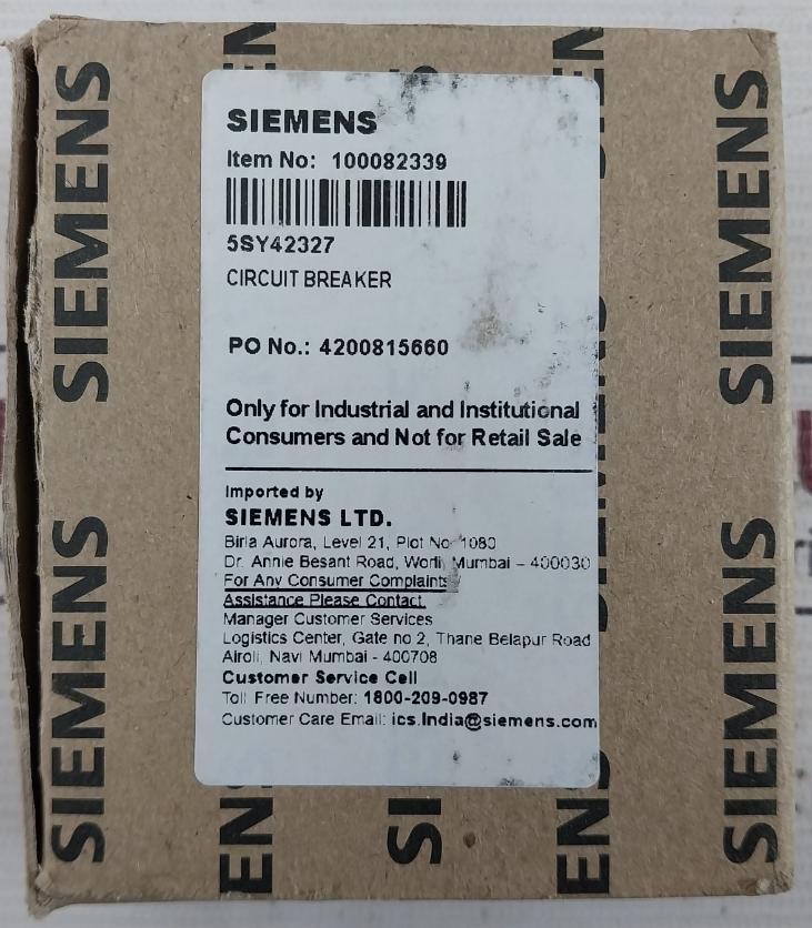 Siemens 5Sy4232-7 Mcb-miniature Circuit Breaker Iec/En 60947-2,Iec/En 60898-1