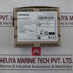 Siemens 5Sy4232-7 Mcb-miniature Circuit Breaker Iec/En 60947-2,Iec/En 60898-1