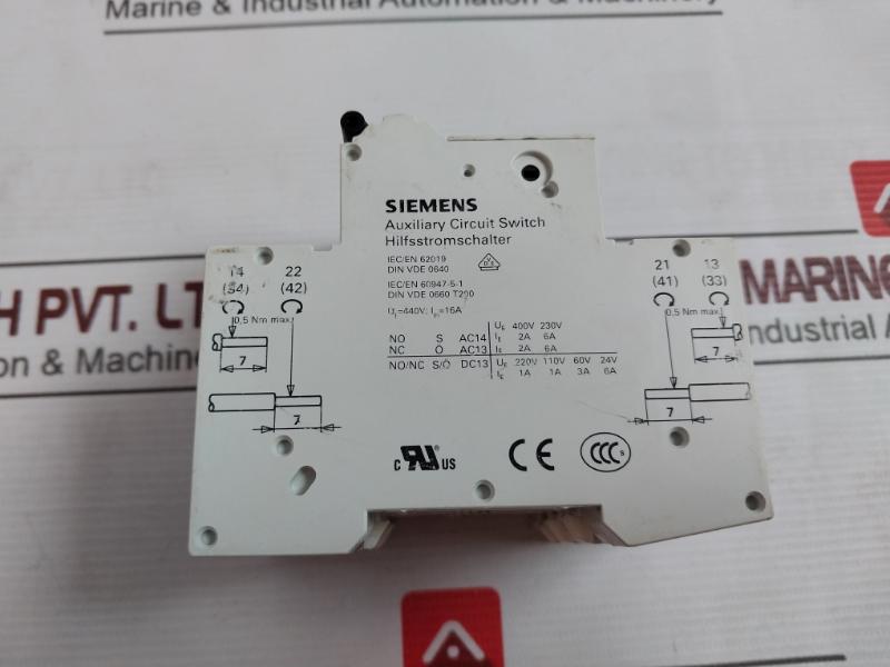 Siemens 5Sy4310-7 3-pole Miniature Circuit Breaker 400V 10Ka