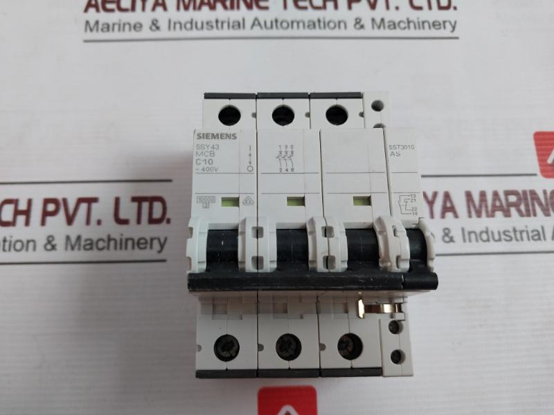 Siemens 5Sy4310-7 3-pole Miniature Circuit Breaker 400V 10Ka