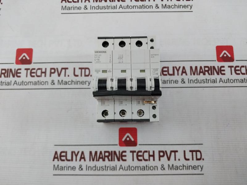 Siemens 5Sy4316-7 Auxiliary Circuit Breaker C16302J114208 Iec/En 60898 5St3010