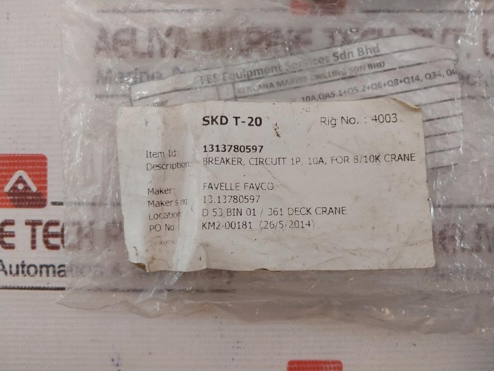 Siemens 5Sy6110-7 Circuit Breaker Aecc-0035-9000