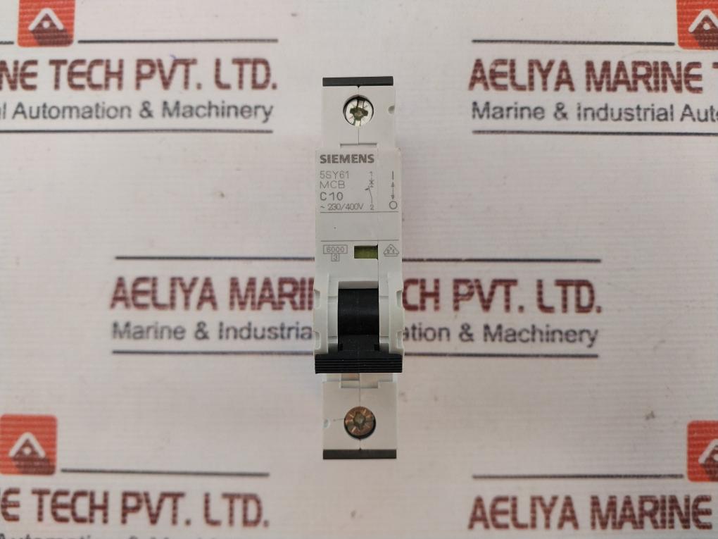 Siemens 5Sy6110-7 Circuit Breaker Aecc-0035-9000