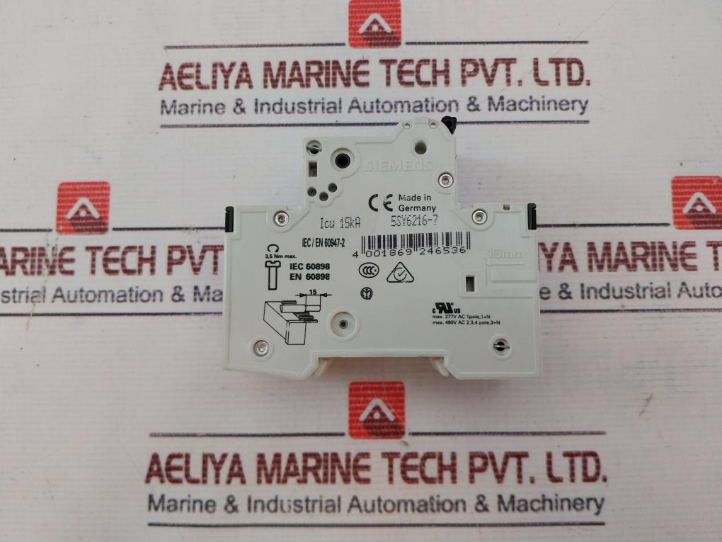 Siemens 5Sy62 Miniature Circuit Breakers