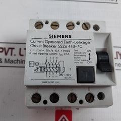Siemens 5Sz6 440-7C Current Operated Earth-leakage Circuit Breaker 220 415V 0.3A