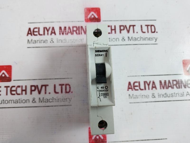 Lot Of 2X Siemens 5Sx41 Miniature Circuit Breaker 240/415V