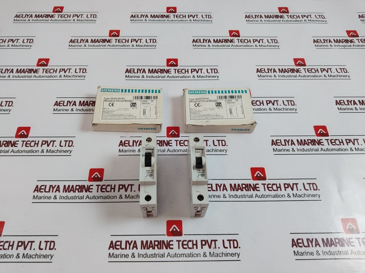 Siemens 5sx41 Miniature Circuit Breaker 240/415v Is/iec 60898-1 5sx41207rc