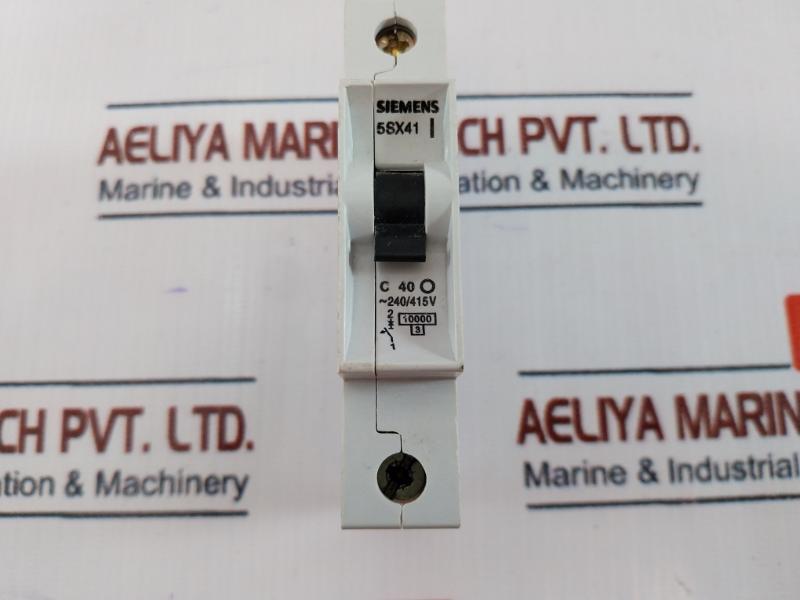 Lot Of 3X Siemens 5Sx4 Miniature Circuit-breaker 5Sx41 240/415V