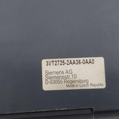 Siemens 690V- 10Ka 5Ka 50/60Hz 3 Pole Circuit Breaker 3Vt2725-2Aa36-0Aa0