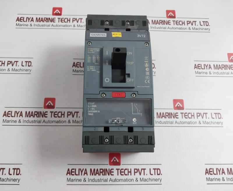 Siemens 690V- 10Ka 5Ka 50/60Hz 3 Pole Circuit Breaker 3Vt2725-2Aa36-0Aa0