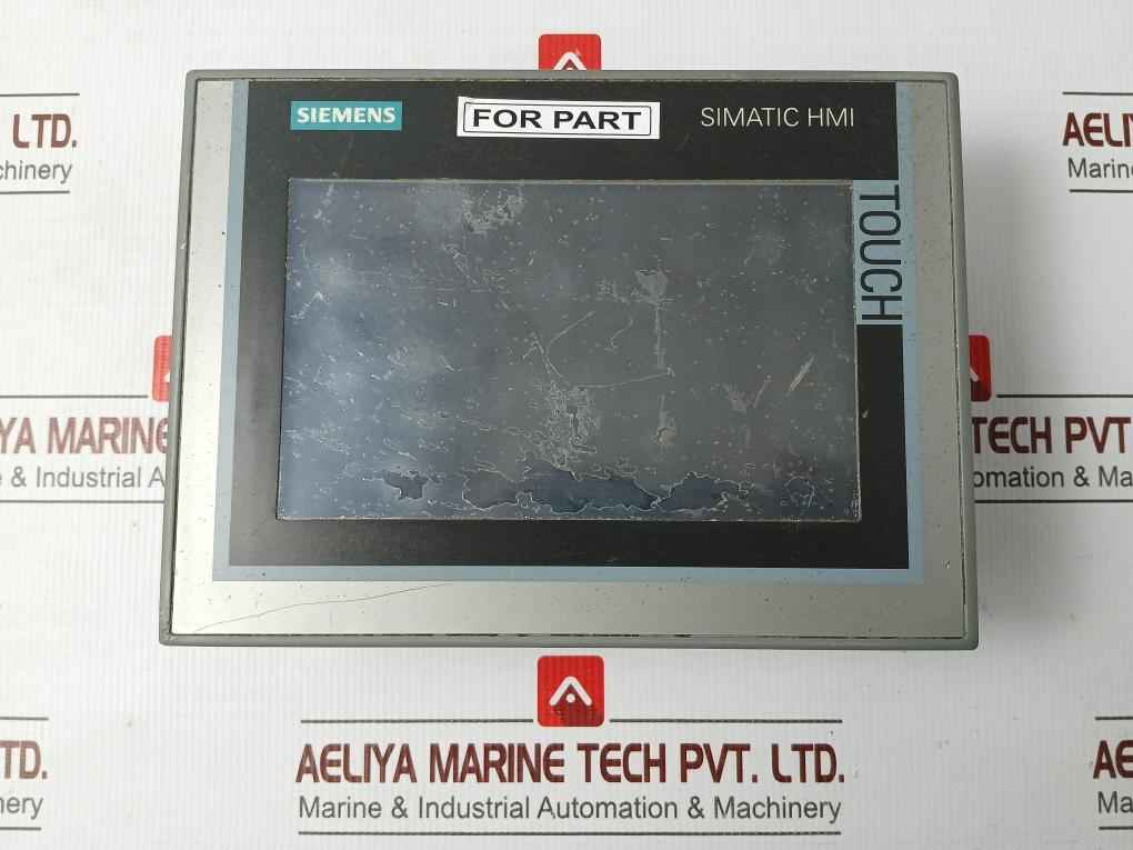 Siemens 6Av2 124-0Gc01-0Ax0 Simatic Hmi Touch Screen (Not Working)