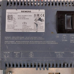 Siemens 6AV2 124-0MC01-0AX0 Touch Panel TP1200 Comfort