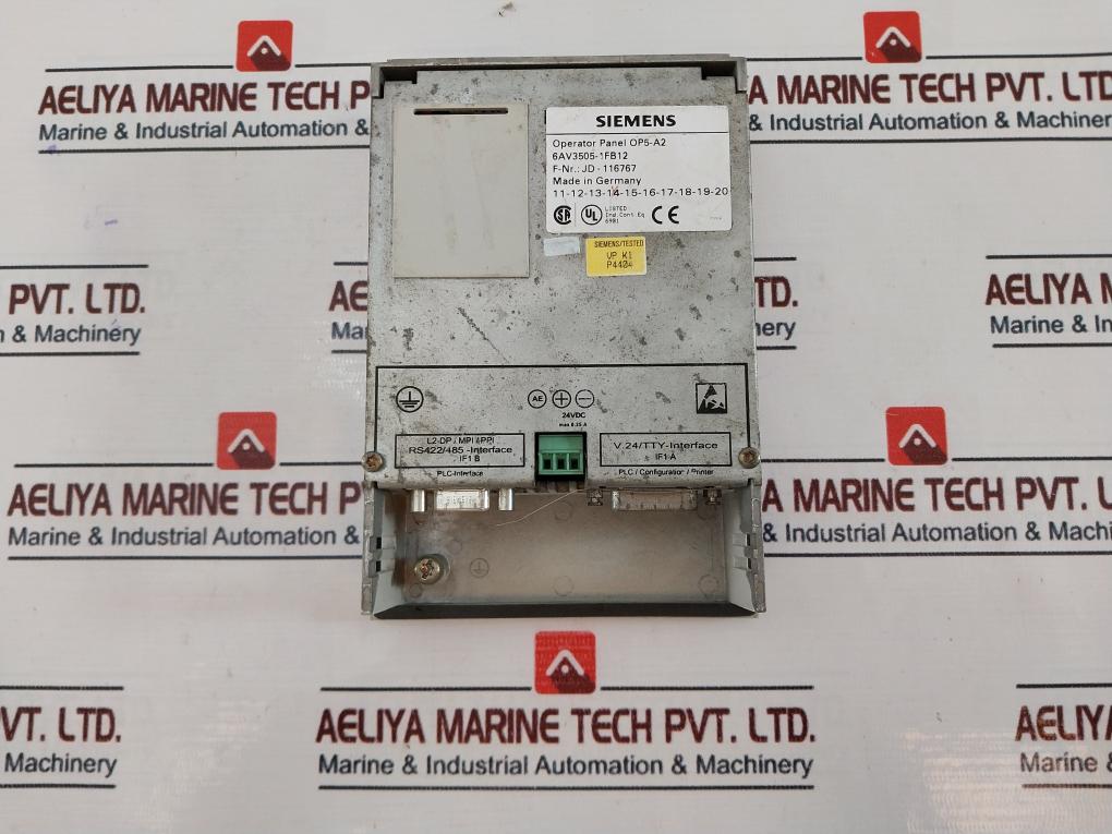 Siemens 6Av3505-1Fb12 Operator Panel