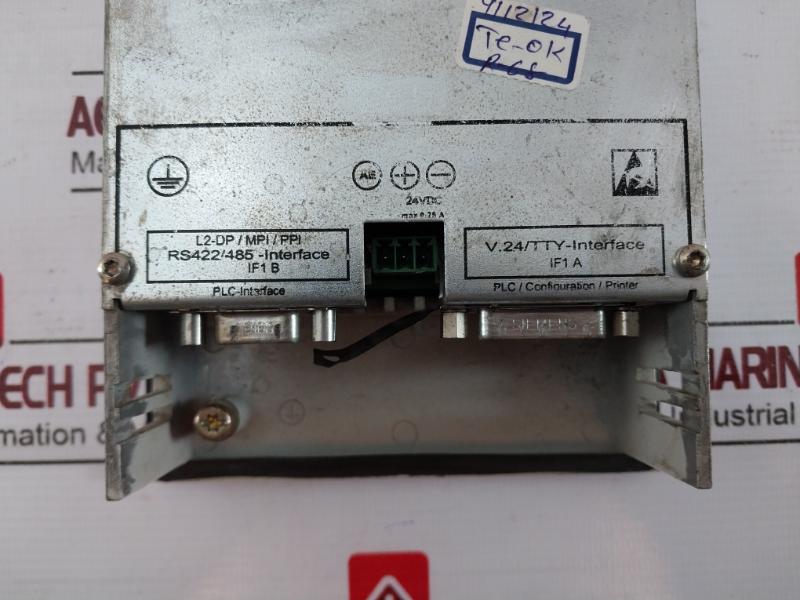 Siemens 6Av3505-1Fb12 Operator Panel G1-206574