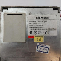 Siemens 6Av3505-1Fb12 Operator Panel G1-206574