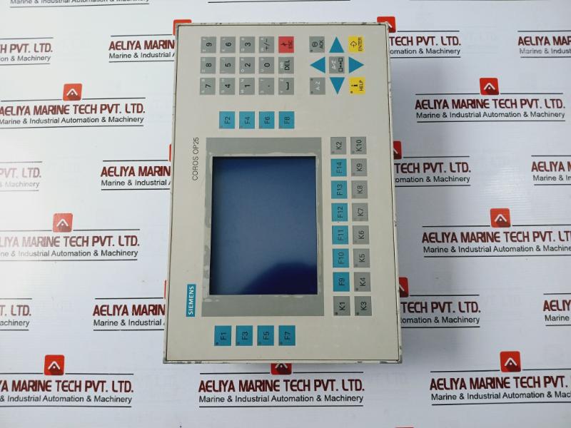 Siemens 6Av3525-1Ea01-0Ax0 Operator Panel Op25 With Lc Display