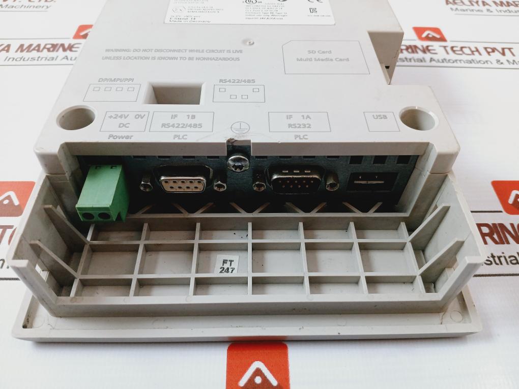 Siemens 6Av6 641-0Ca01-0Ax1 Operator Panel Dc 24V/0.35A Max