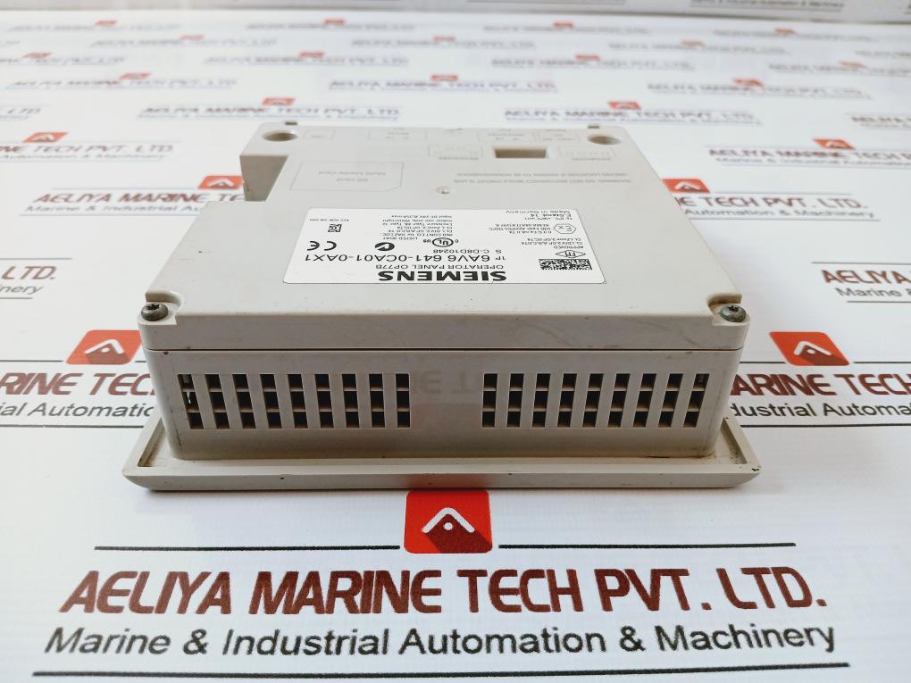 Siemens 6Av6 641-0Ca01-0Ax1 Operator Panel Dc 24V/0.35A Max