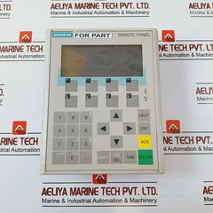 Siemens 6Av6 641-0Ca01-0Ax1 Operator Panel Dc 24V/0.35A Max 480 Gm