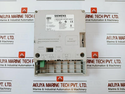 Siemens 6Av6 641-0Ca01-0Ax1 Operator Panel Dc 24V/0.35A Max 480 Gm
