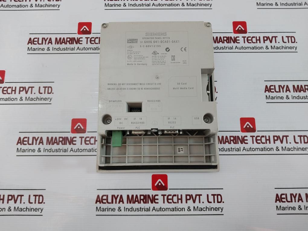 Siemens 6Av6 641-0Ca01-0Ax1 Simatic Operator Panel Op 77B Lc Display Backlit 24V