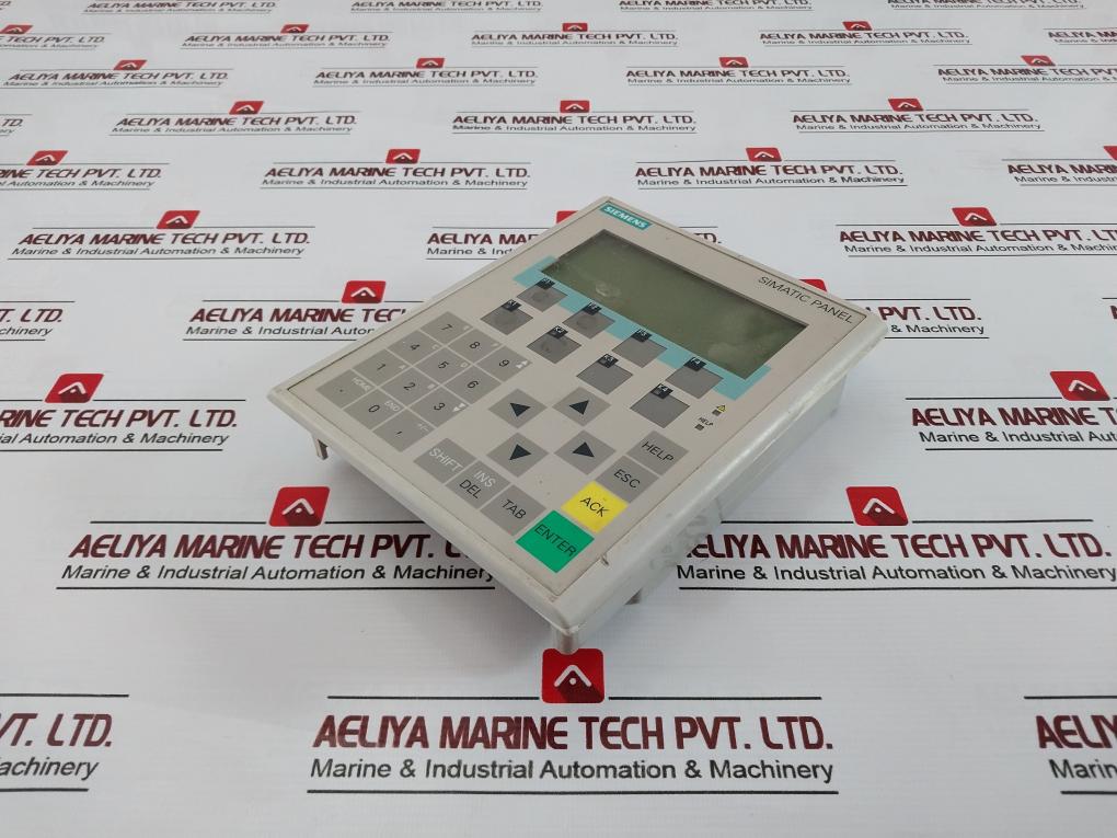 Siemens 6Av6 641-0Ca01-0Ax1 Simatic Operator Panel Op 77B Lc Display Backlit 24V