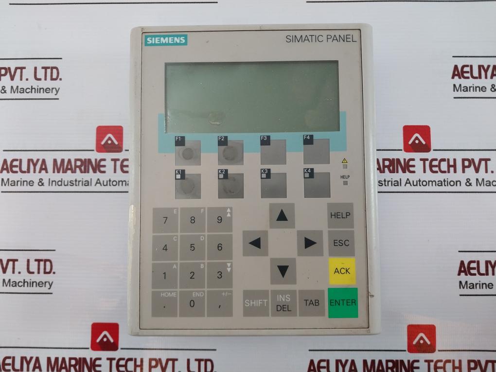 Siemens 6Av6 641-0Ca01-0Ax1 Simatic Operator Panel Op 77B Lc Display Backlit 24V
