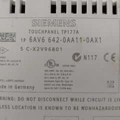 Siemens 6Av6 642-0Aa11-0Ax1 Smart Panel Touch Operation