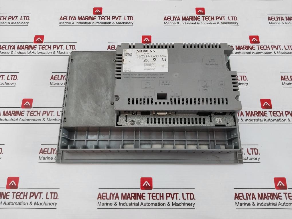 Siemens 6Av6 643-0Ba01-1Ax0 Operator Interface Panel Dc 24V/0,7A Max
