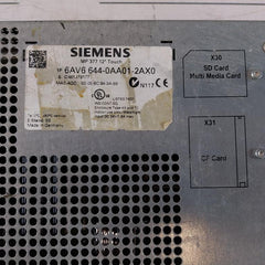 Siemens 6Av6 644-0Aa01-2Ax0 Touch Multi Panel