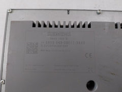 Siemens 6Av6 648-0Be11-3Ax0 Smart Panel Touch Operation