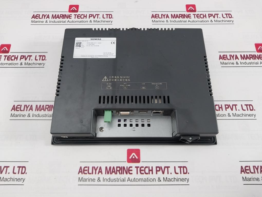 Siemens 6Av6 648-0Ce11-3Ax0 Hmi Touch Screen Panel Smart 1000 Ie V3 Ip65 Dc 24V