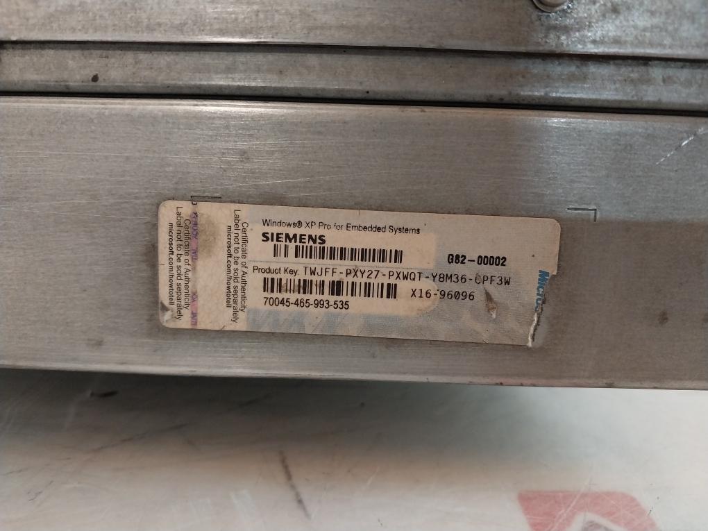 Siemens 6Av7423-2Ac00-0Ca1 Simatic Hmi Ipc6 Panel Pc Rev K7 150W