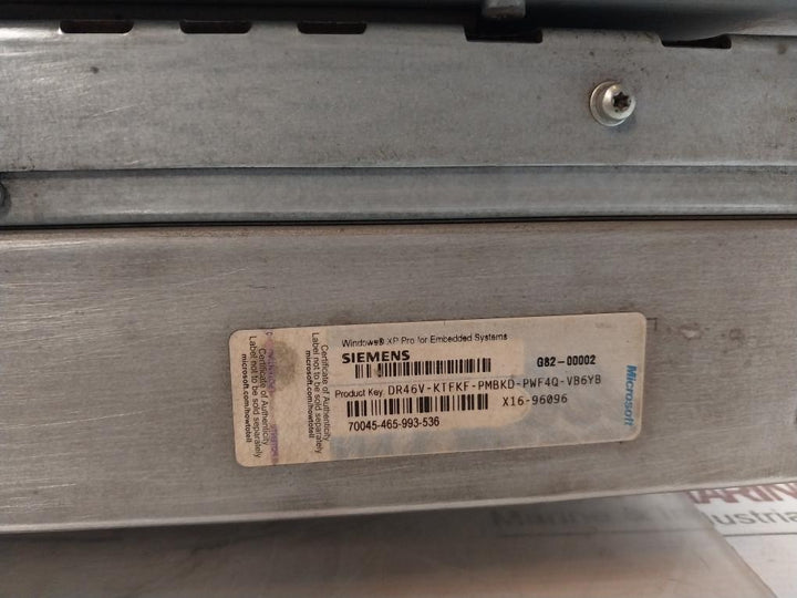 Siemens 6Av7423-2Ac00-0Ca1 Simatic Panel Pc Rev K7 Pmax 150W Max 2,3 A