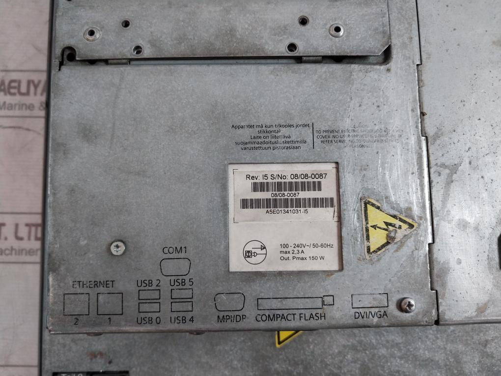 Siemens 6Av7462-0Ac00-0Ca0 Hmi Display Panel 100-240V-/50-60Hz