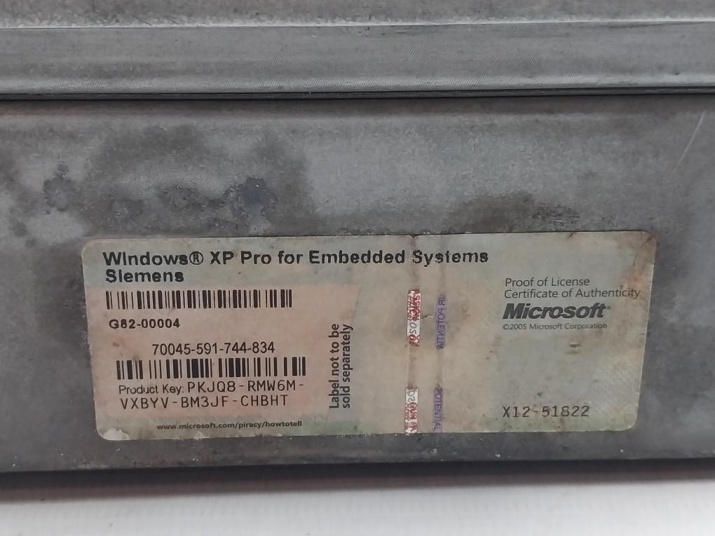 Siemens 6Av7462-0Ac00-0Ca0 Simatic Panel Pc 677 (Ac) 15"Key Rev: I5/15 100-240V