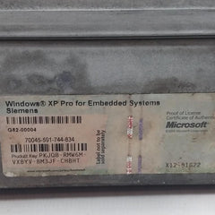 Siemens 6Av7462-0Ac00-0Ca0 Simatic Panel Pc 677 (Ac) 15"Key Rev: I5/15 100-240V