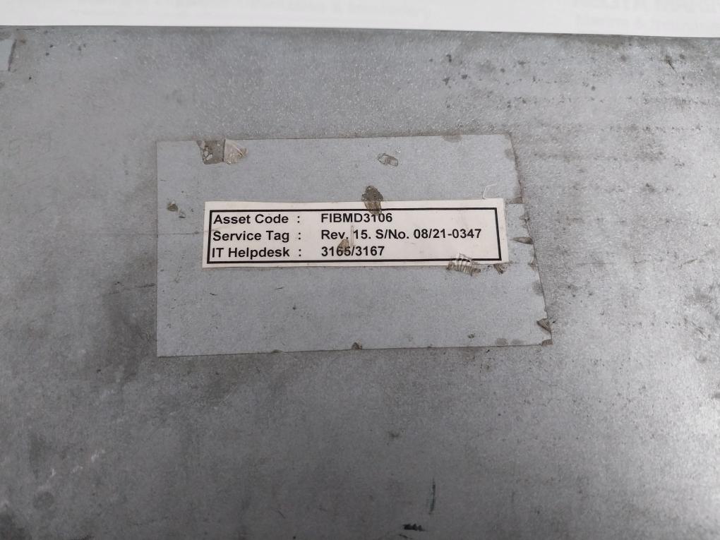 Siemens 6Av7462-0Ac00-0Ca0 Simatic Panel Pc 677 (Ac) 15"Key Rev: I5/15 100-240V